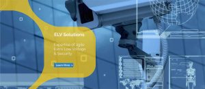 Wise Tech ELV Solutions banner: extra low voltage and security systems including CCTV surveillance